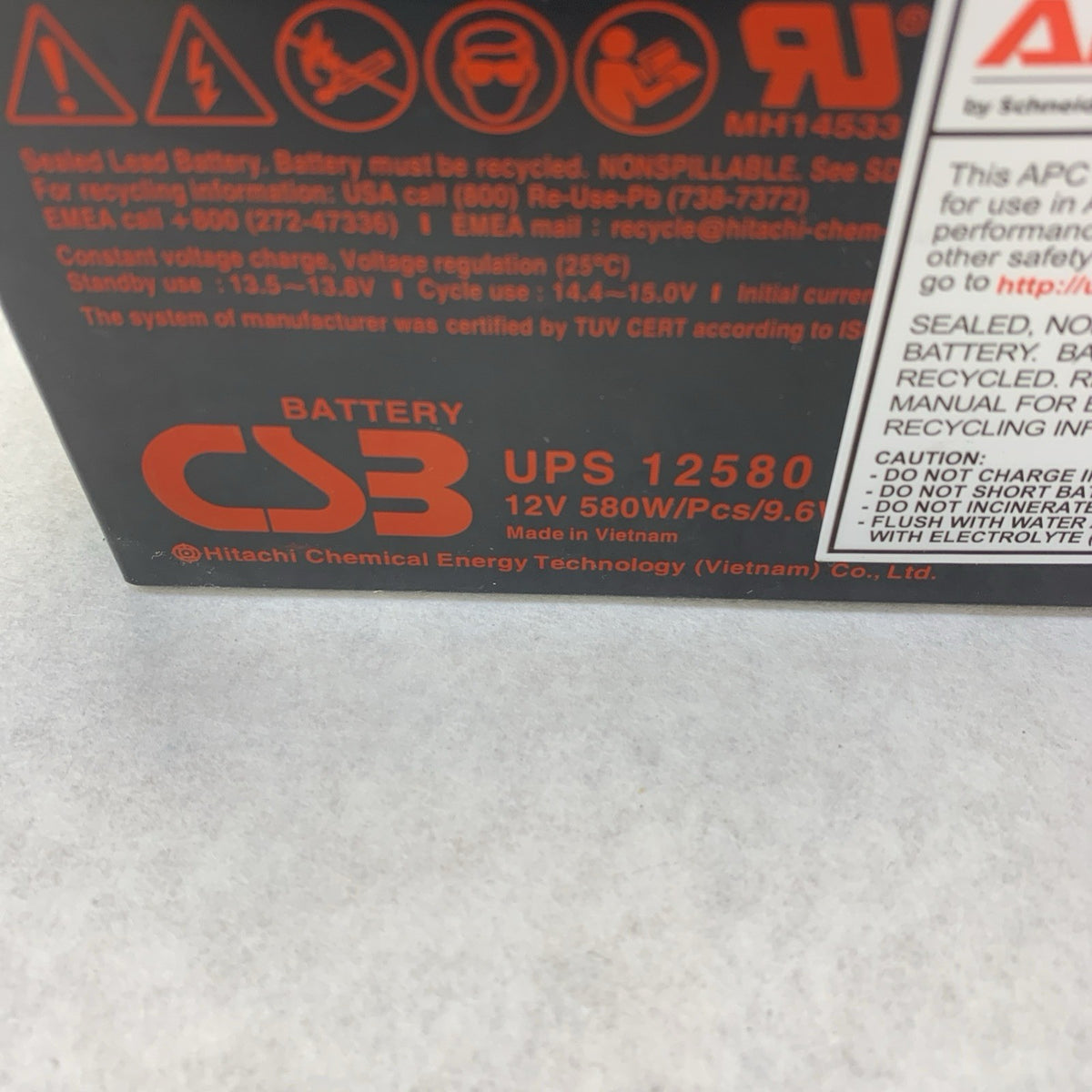 APC Replacement  Battery Cartridge for Back-UPS Pro Power Supply APCRBC1615