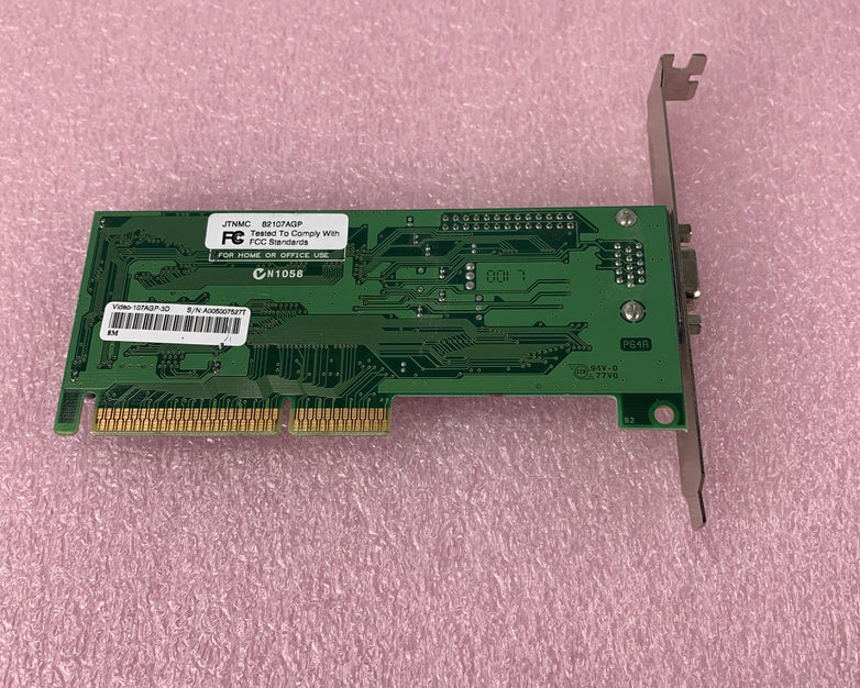 Jaton JTNMC VCTR82107AGP Video-107AGP-3D Trident 9880 8MB AGP Video PC VGA Card