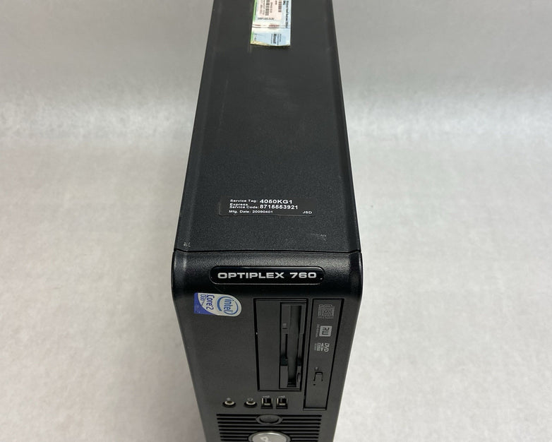 Dell Optiplex 760 SFF Intel Core 2 Duo E7300 2.66GHz 2GB RAM No HDD No OS