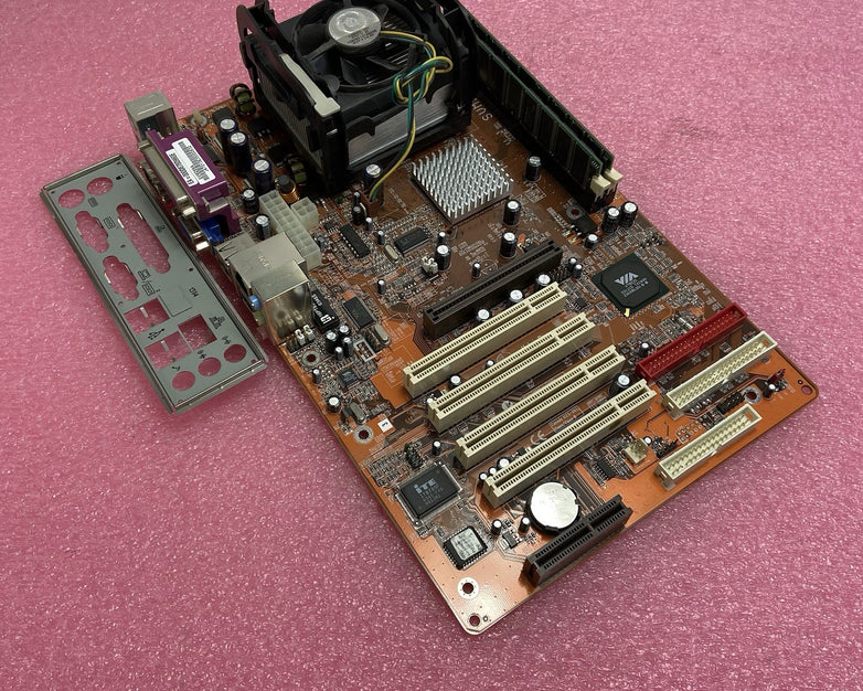 Syntax SVM266A Motherboard Intel Pentium 4 2.8GHz 1GB RAM w/IO Shield