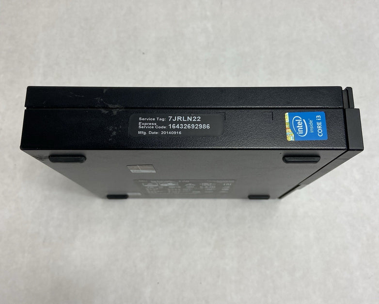 Dell Optiplex 3020M Micro Intel Core i3-4150T 3GHz 8GB RAM w/AC No HDD/OS