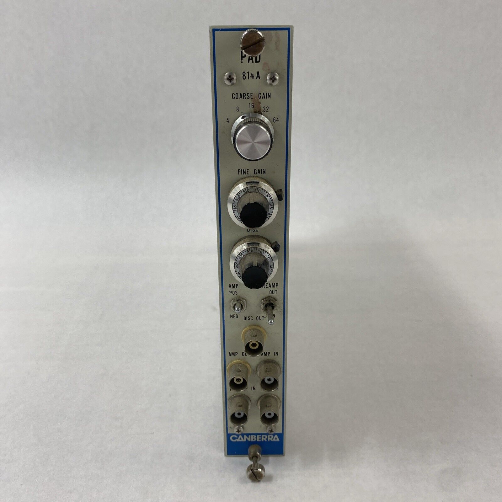 Canberra PAD 814A Preamp Amplifier Discriminator