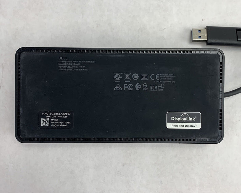 Dell D6000 19.5V 6.7A USB-C / USB-A  Docking Station
