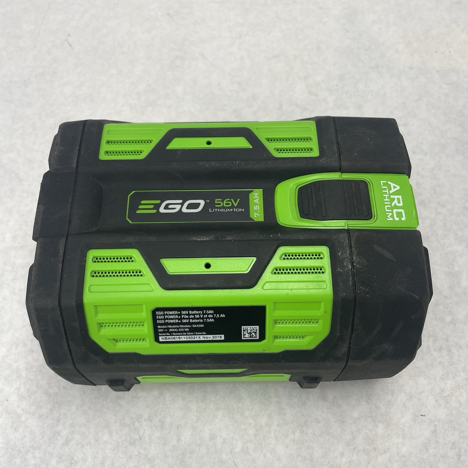 EGO BA4200T 56V Lithium Ion ARC 7.5 AH Battery Parts2