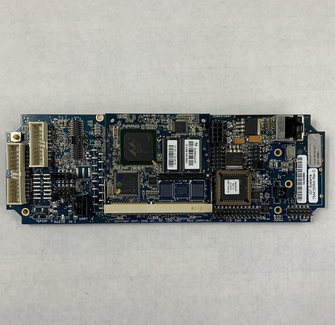 IGT Systems 75441504W Rev C Multimedia Sound Board Slot Machine Circuit Card
