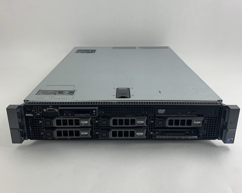 Dell Poweredge R710 Server 2x E5620 2.4 GHz 48 GB Ram Bad ODD No HDD No OS