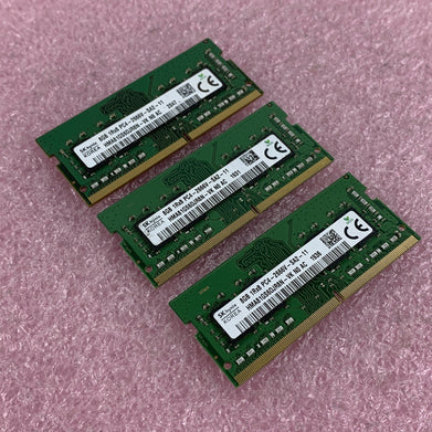 SK Hynix HMA81GS6CJR8N-VK 8 GB PC4-2666V DDR4 Laptop Memory RAM Lot of 3