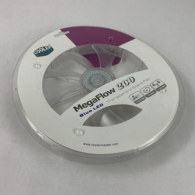 Cooler Master MegaFlow 200 Blue LED Transparent Silent Fan