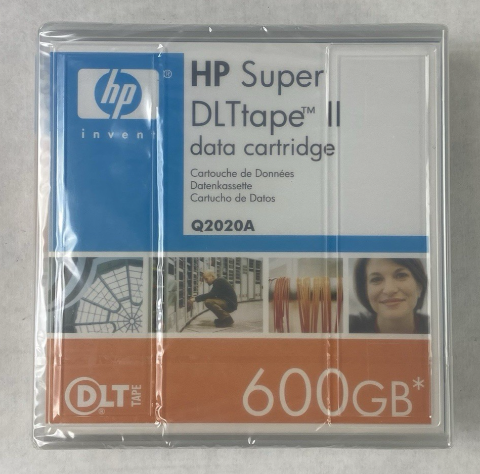 HP Q2020A Super DLTtape II 600GB Data Cartridge Lot of 2