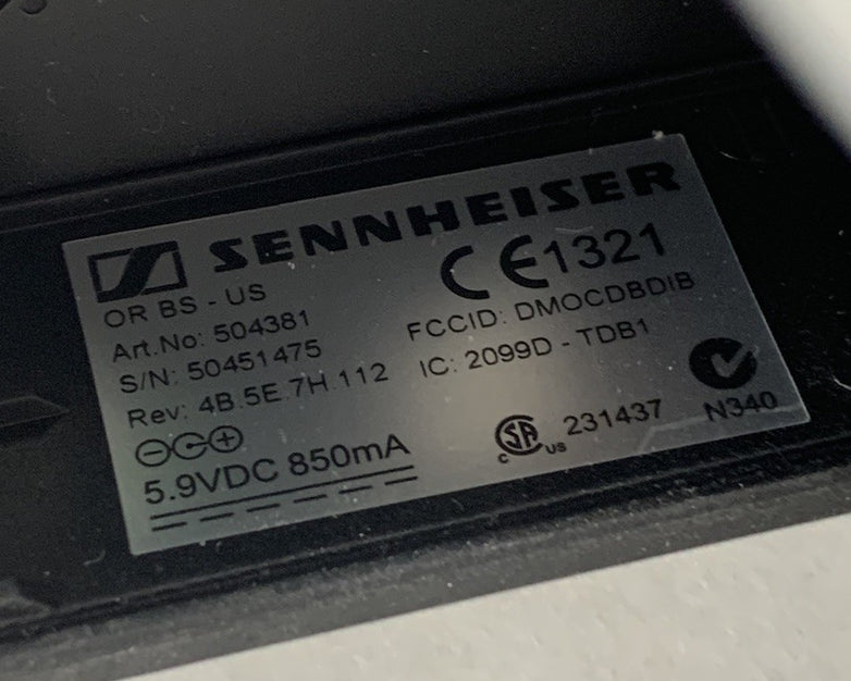 Sennheiser OR BS-US 504381 OfficeRunner Base (Lot of 2)