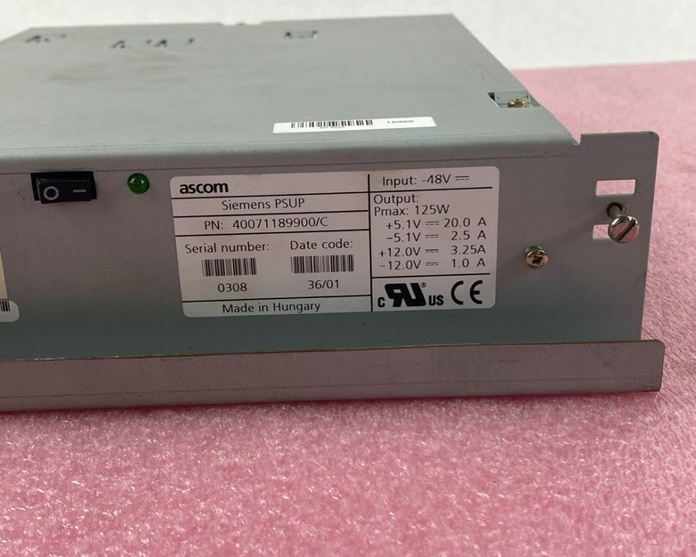 Delta Energy Systems Siemens PSUP 40071189900/C Power Supply Module