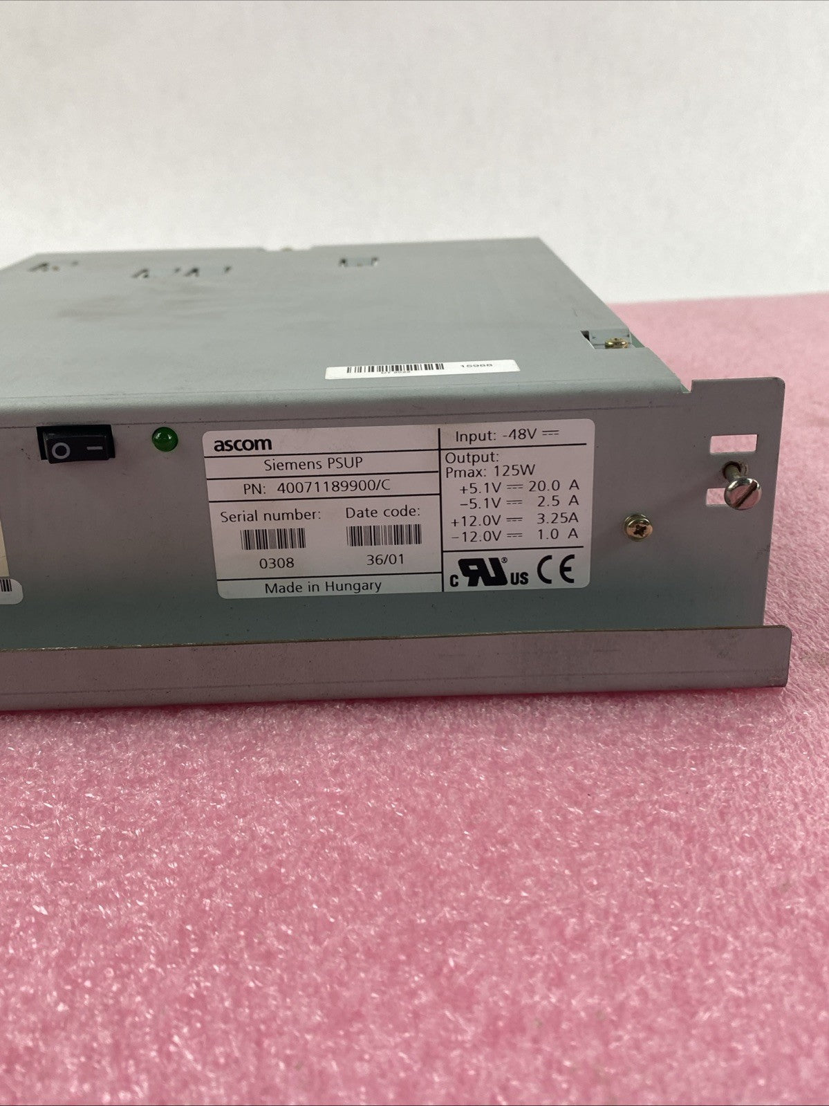 Delta Energy Systems Siemens PSUP 40071189900/C Power Supply Module6