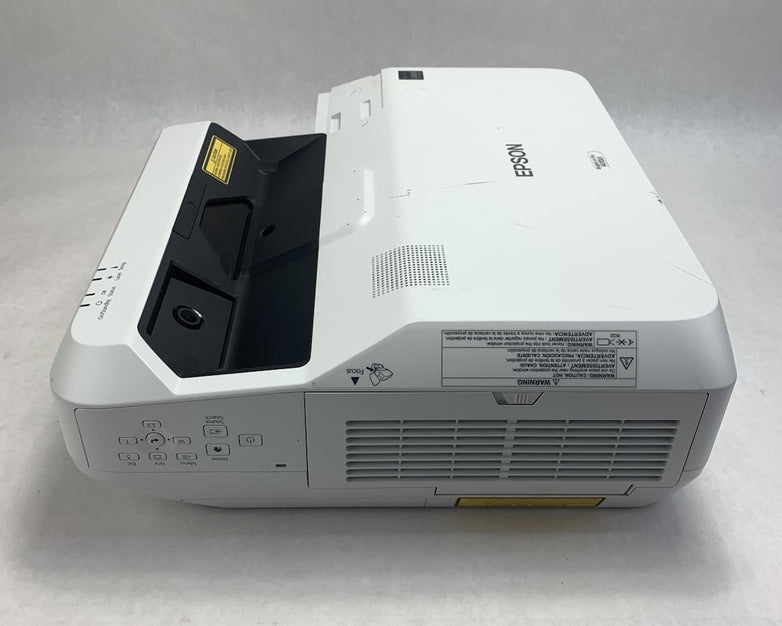 Epson BrightLink Pro 1470Ui H876A LCD Laser Projector No Remote - Yellow Display