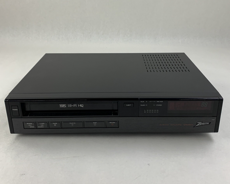 Zenith VRE510HF 4-HEAD Player Recorder Tested White Bar on Top and Bottom