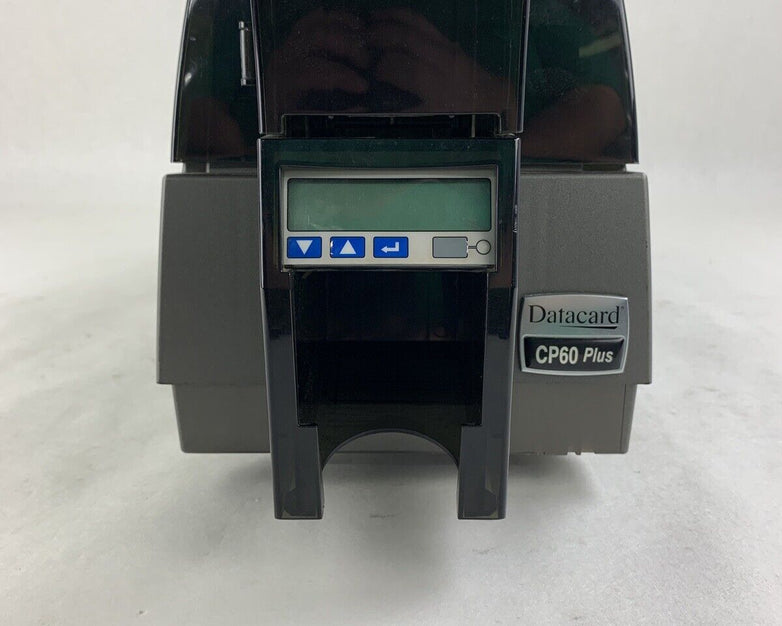 Datacard CP60 Plus Thermal ID CARD Printer For Parts  Magstrip Error MS-01410