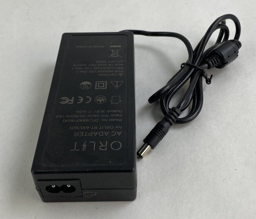 ORLIT AC Adapter for ORLIT RT-610/601 Model No. ZFC1684 (F1604)