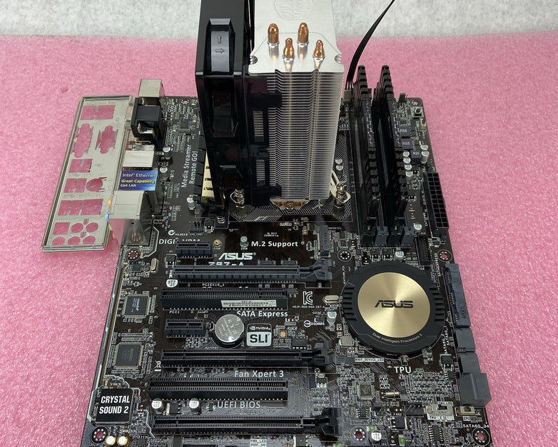 ASUS Z97-A Motherboard Intel Core i5-4690K 3.5GHz 16GB RAM w/IO Shield Hyper 212