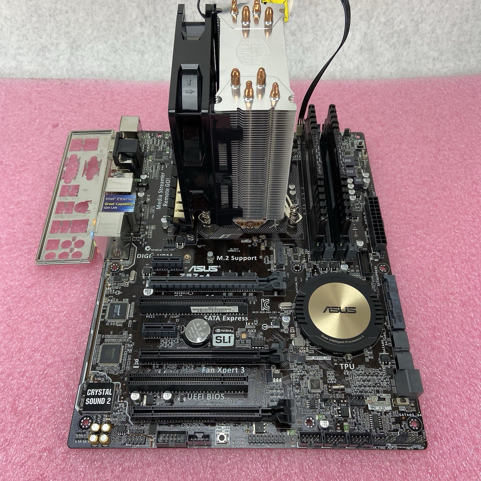 ASUS Z97-A Motherboard Intel Core i5-4690K 3.5GHz 16GB RAM w/IO Shield Hyper 2121