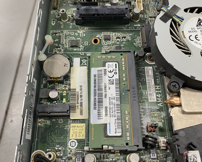 Lenovo ThinkCentre M715Q Micro AMD Pro A6-9500E 3.00 GHz 4 GB RAM No SSD/OS/AC