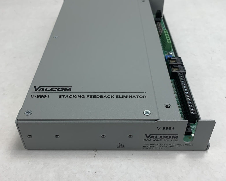 Valcom V-9964 Stacking Feedback Eliminator No Port Cover - Untested