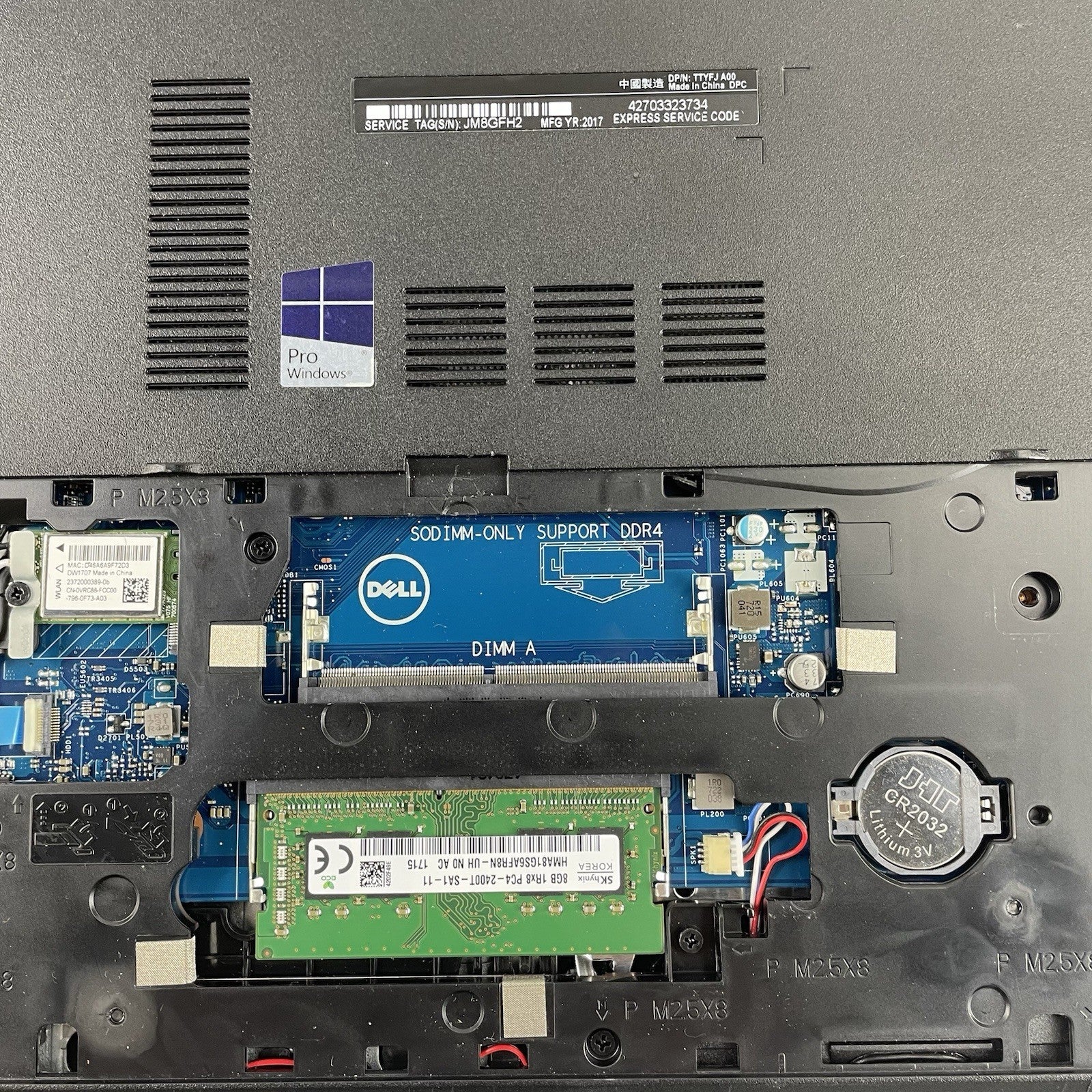 Dell Inspiron 5566 15.6" i5-7200U 2.50 GHz 8 GB RAM No SSD/OS/AC/Batt - Bad USB18