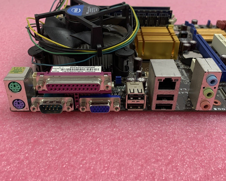 ASUS P5QPL-AM Motherboard Intel Core 2 Duo E7500 2.93GHz 2GB w/ Shield