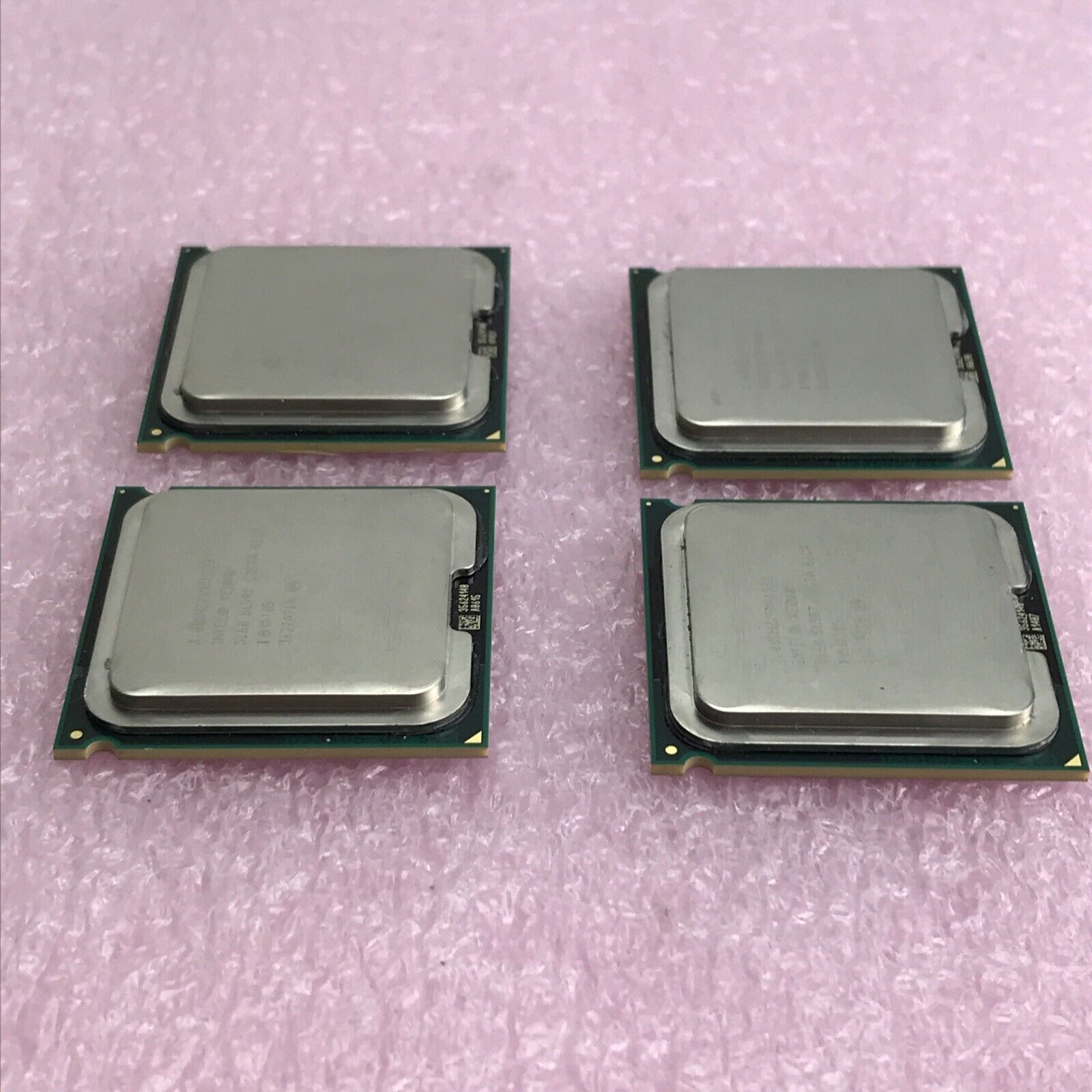 Lot of 4 Intel Xeon E5160 Dual-Core 3.0GHz SL9RT CPU Socket LGA771