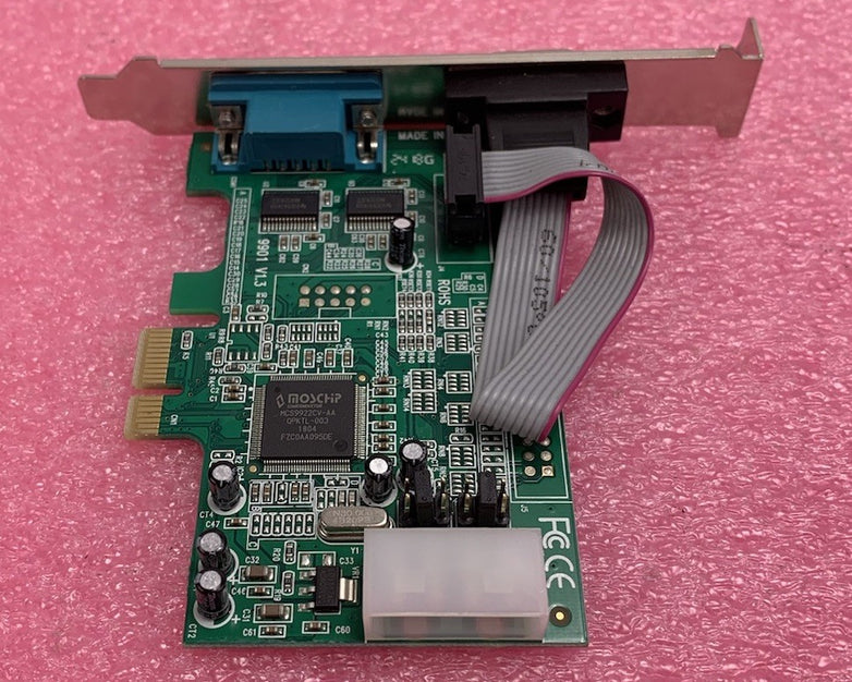 Startech.com PEX2S952LP 2 Port PCIe RS-232 Serial Card Lot of 2 Untested
