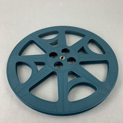 Vintage RTI 800/323-7520 15" Plastic 6 Metres 100 FT Film Reel Blue
