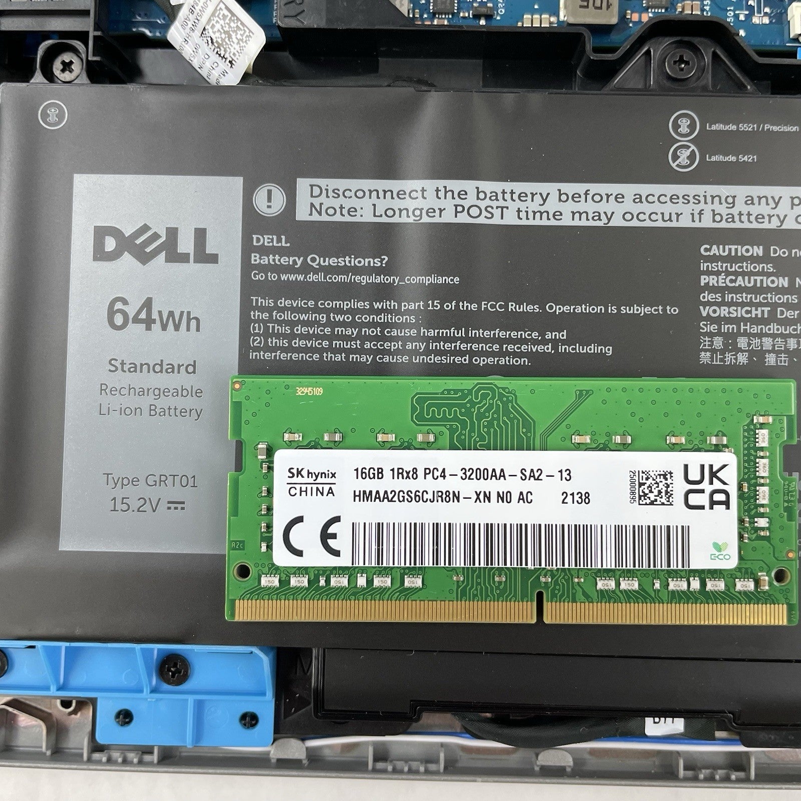 Dell Precision 3561 15.6" i5-11500H 2.90GHz 16GB RAM Quadro QN10-M3 No SSD/OS/AC20