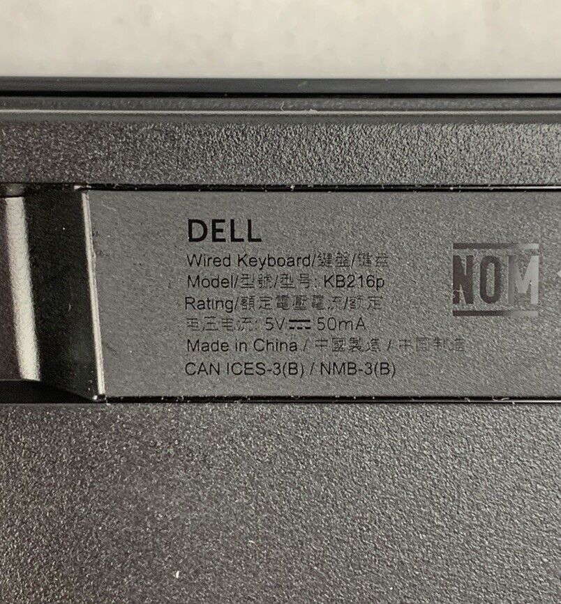 Dell KB216p Wired USB Keyboard (Lot of 3)