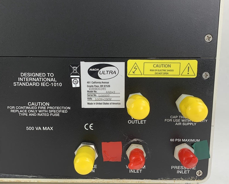 Pacific Scientific Hach Ultra ABS-2 Automatic Bottle Sampler - Parts or Repair