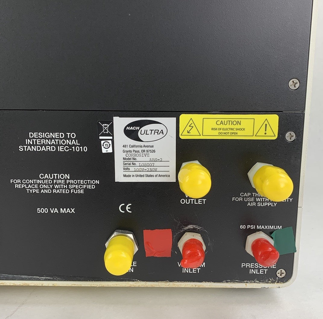 Pacific Scientific Hach Ultra ABS-2 Automatic Bottle Sampler - Parts or Repair