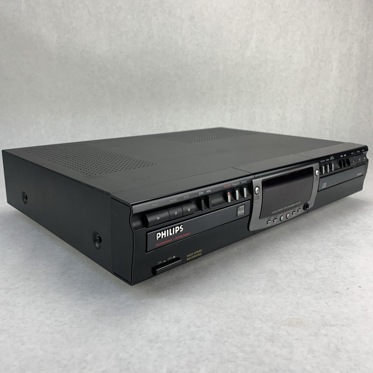 Philips CDR765 BK02 60Hz 120V Dual-deck Audio CD Recorder and Player - Parts 0