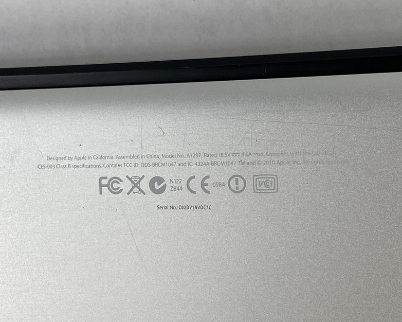 Apple MacBook Pro A1297 2010 17" Core i7 8GB RAM 500GB HDD os10.13.6