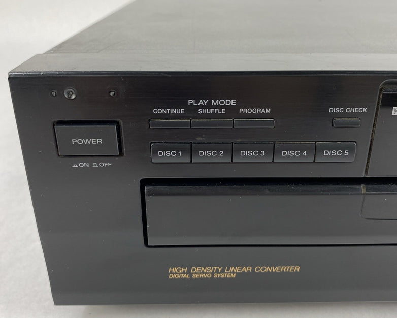 Sony CDP-C365 5 Disc Ex-Change CD Player - Tested