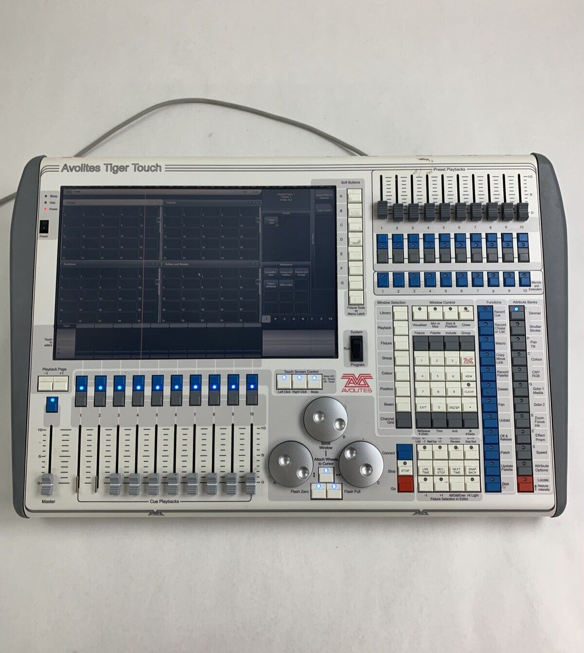 Avolites Tiger Touch Lighting Control Console Tested
