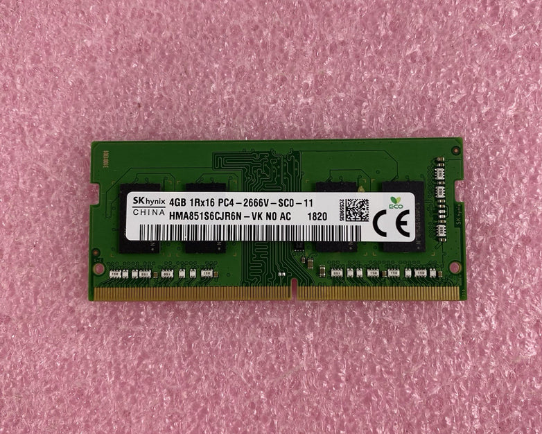 SK Hynix HMA851S6CJR6N-VK X2 4GB 1Rx16 PC4-2666V-SC0-11 Computer Ram Lot of 2