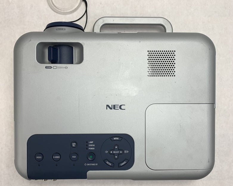 NEC VT660 LCD Lamp Projector 553 Lamp Hours - No Remote