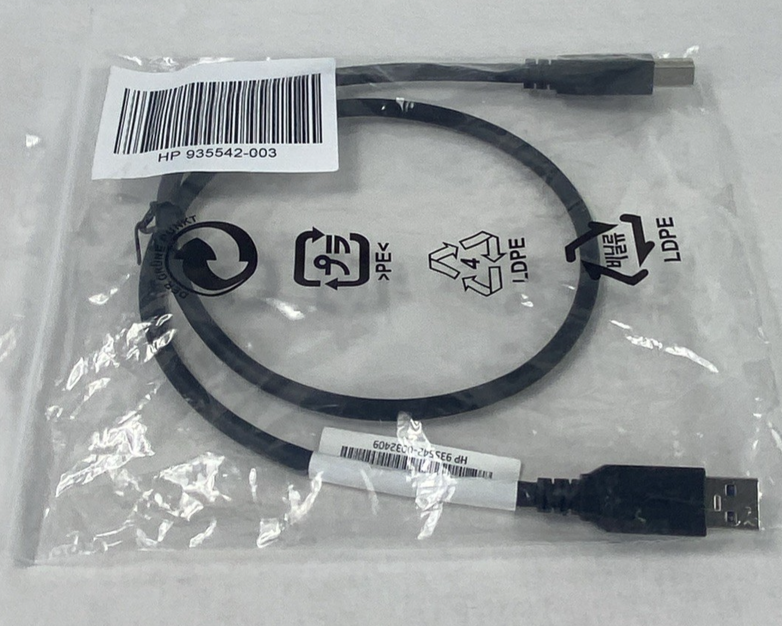 HP 935542-003 2ft USB 3.0 Printer Cable USB-B Male to USB-A Male (Lot of 8)