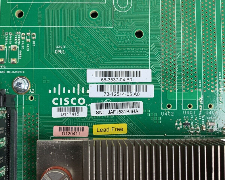 Cisco ASA 5585 8-Port Firewall Security Appliance 2x 5580-X SSP-10 Card No OS