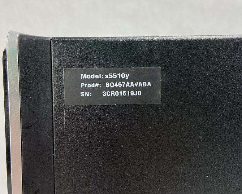 HP Pavilion s5510y SFF AMD Athlon II x2 240 2.8GHz 3GB RAM No HDD No OS