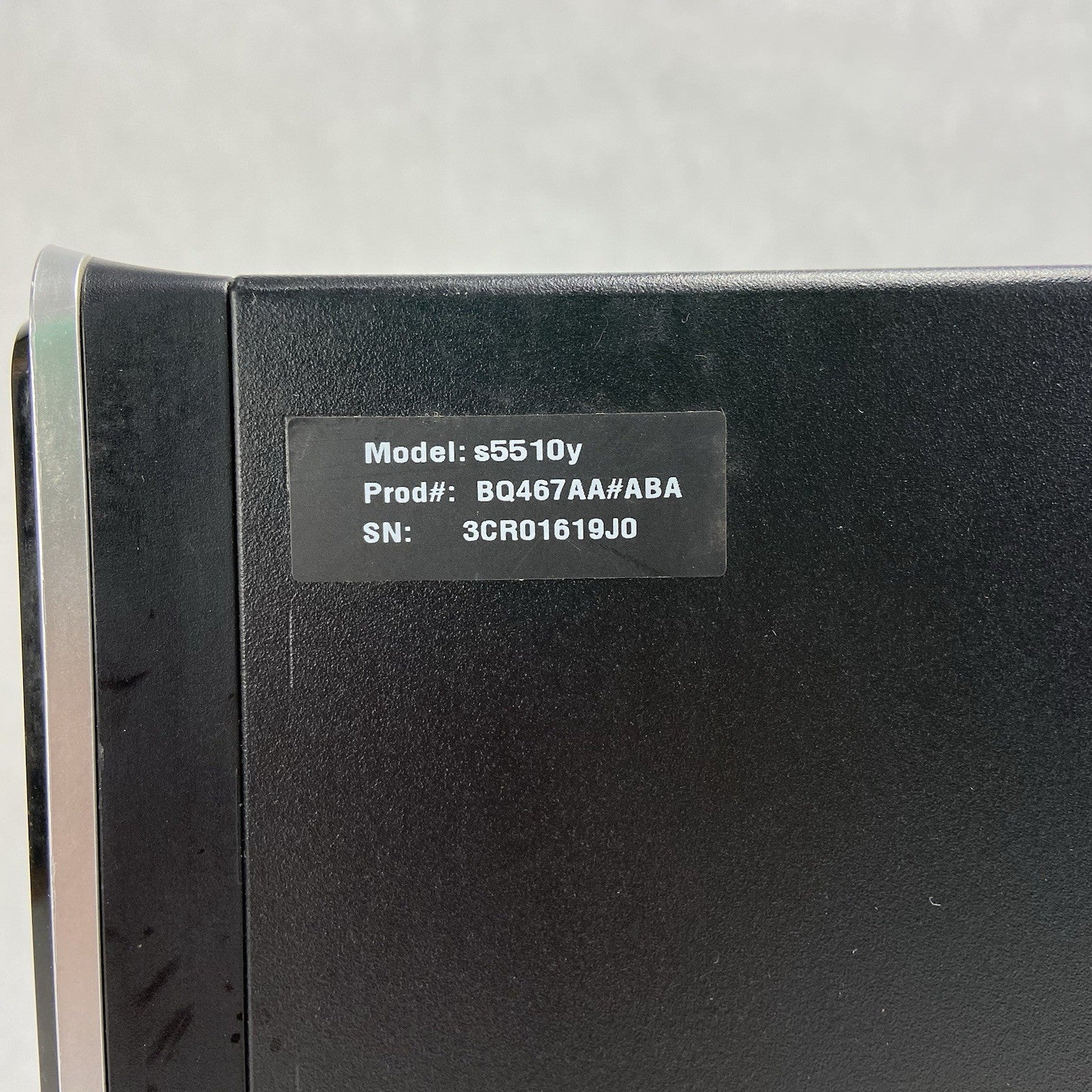 HP Pavilion s5510y SFF AMD Athlon II x2 240 2.8GHz 3GB RAM No HDD No OS4