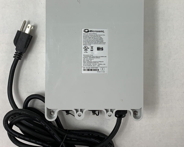 Microsemi PWR-INJ60GO/AC-NA Power Over Ethernet Midspan
