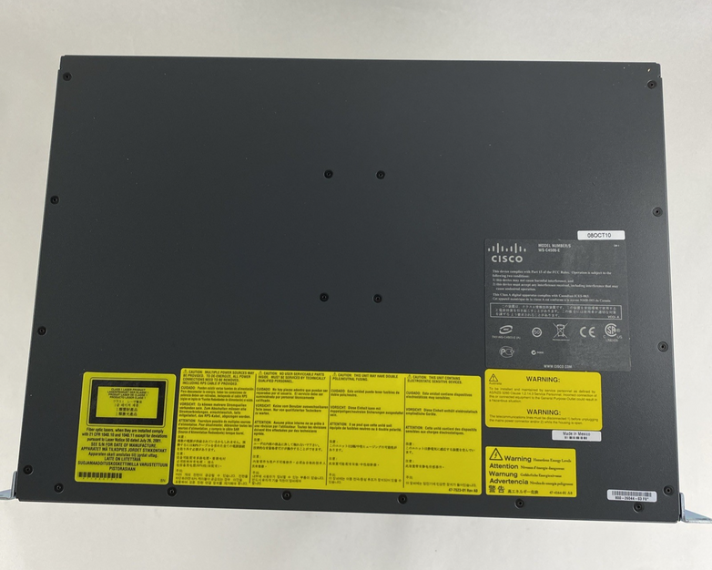 Cisco WS-C4506E-S6L-96V+ 6-Slot Network Switch Chassis