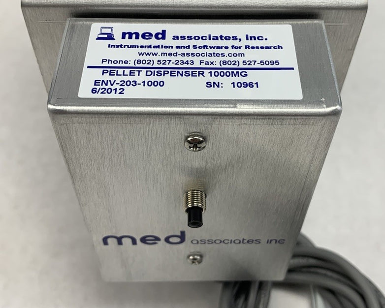 Med Associates Inc ENV-203-1000 1000Mg Pellet Dispenser