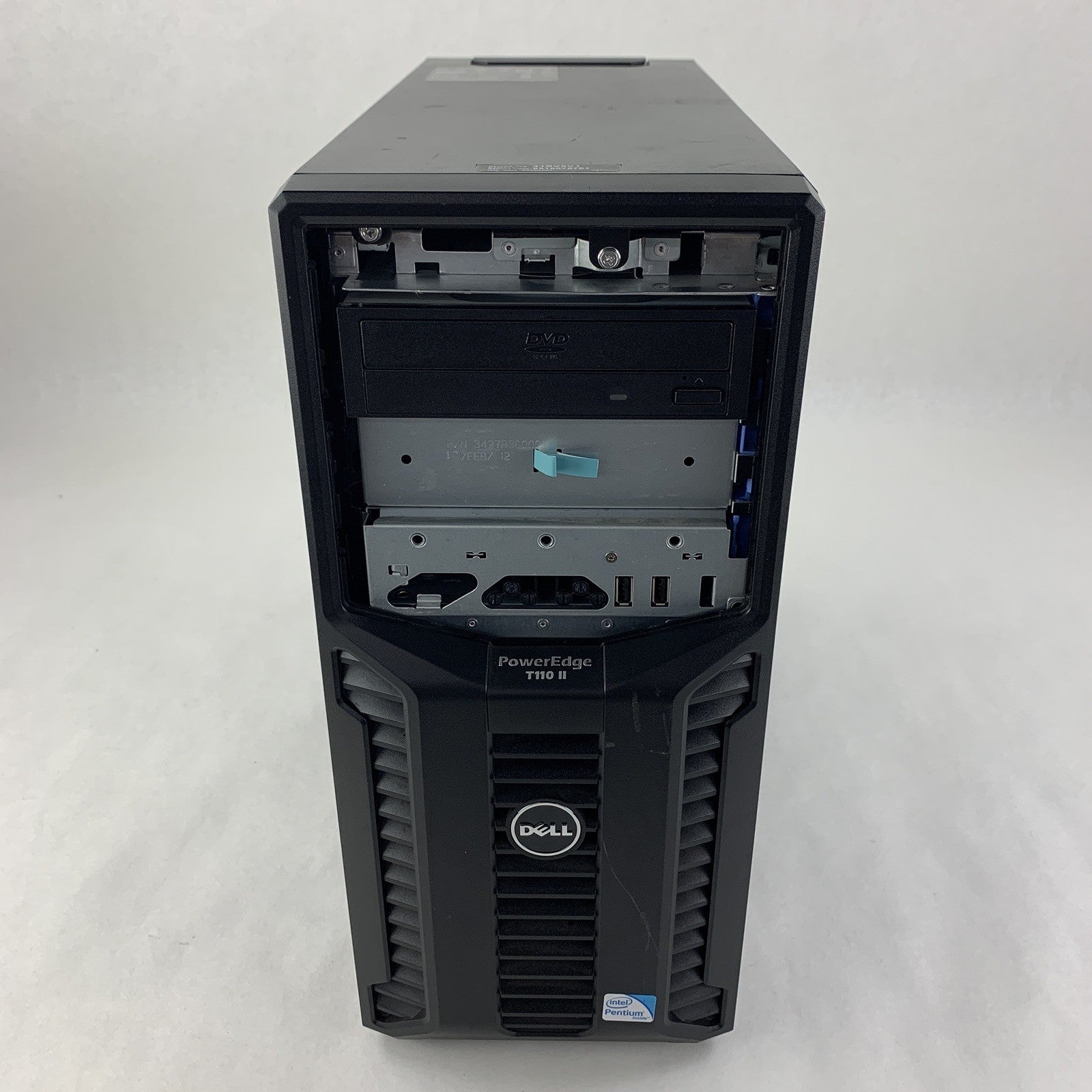Dell PowerEdge T110 II Server Tower Pentium G620 2.6 GHz 8 GB RAM No OS No HDD
