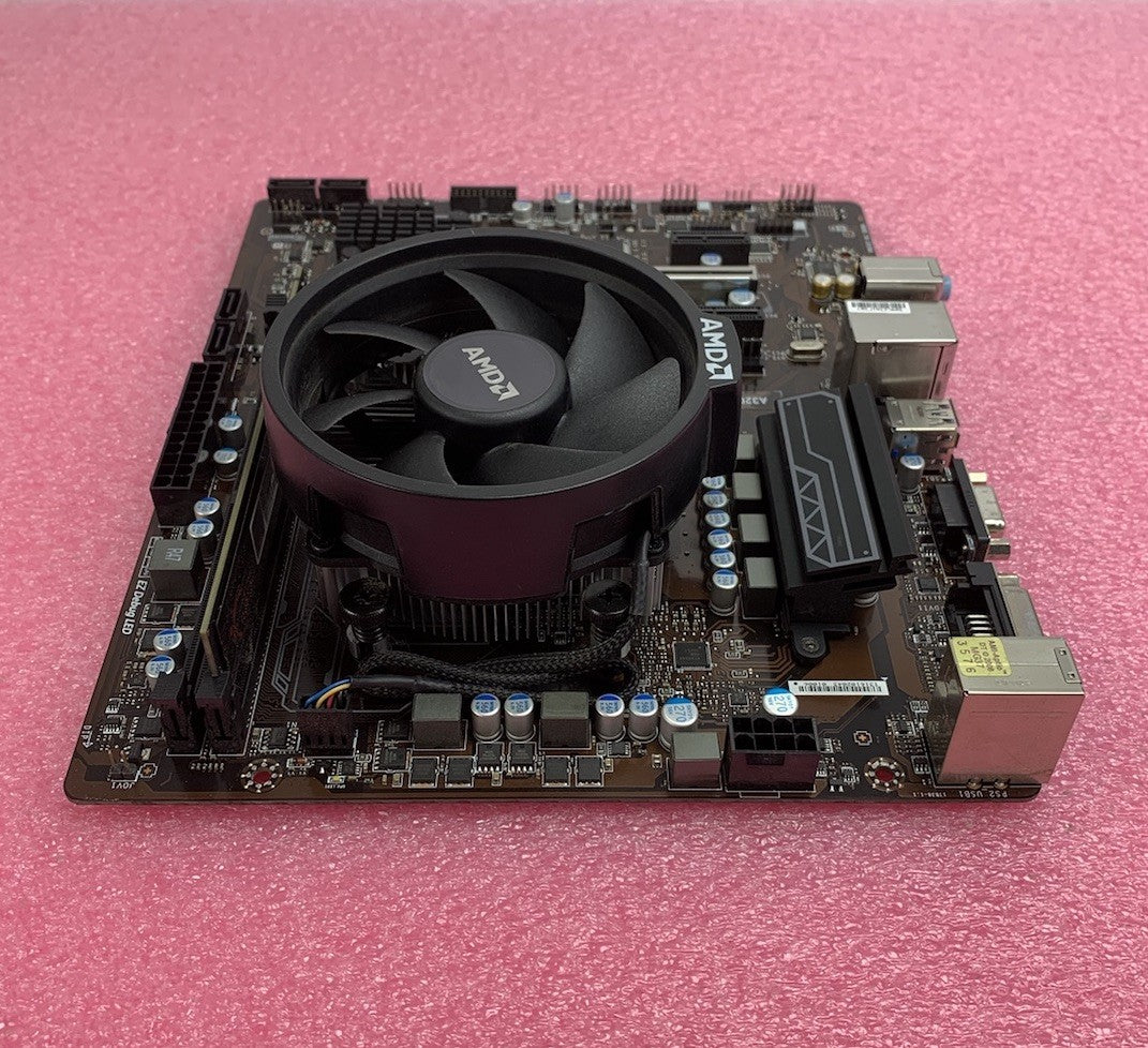 MSI MS-7B38 Ver: 1.1 Motherboard Ryzen 3 2200G 3.5GHz 8GB RAM w/ Shield