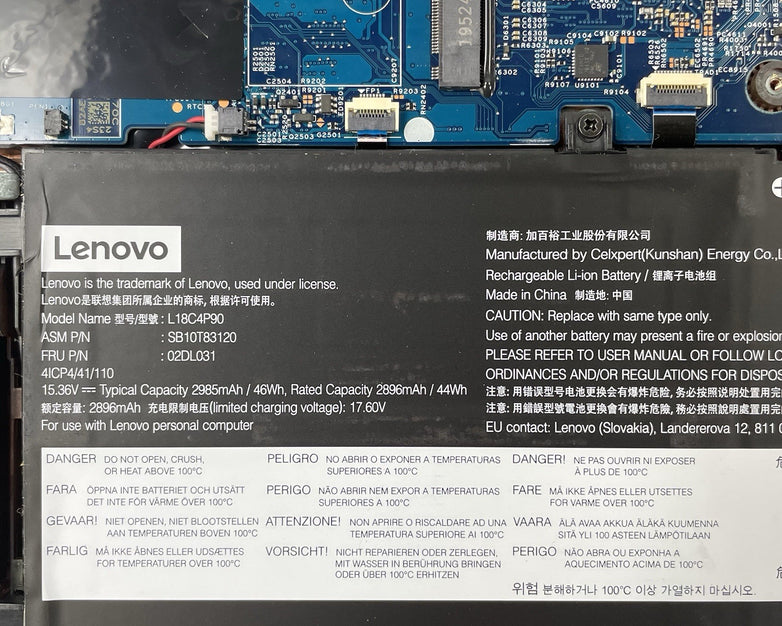 Lenovo ThinkPad L13 13.3" i5-10210U 1.60 GHz 16 GB RAM No SSD/OS/AC