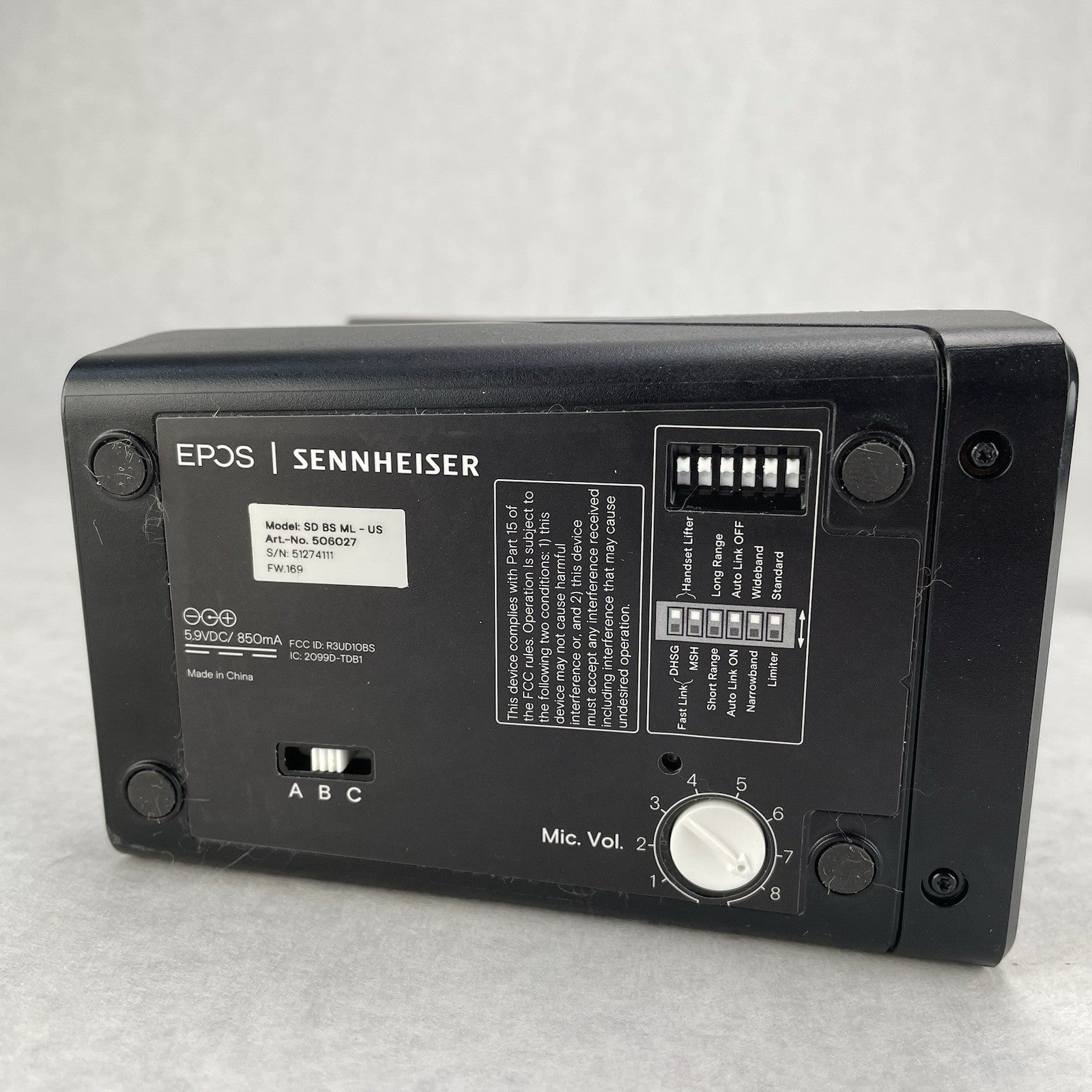 Sennheiser SD BS ML and SD 20 HS Power Tested6